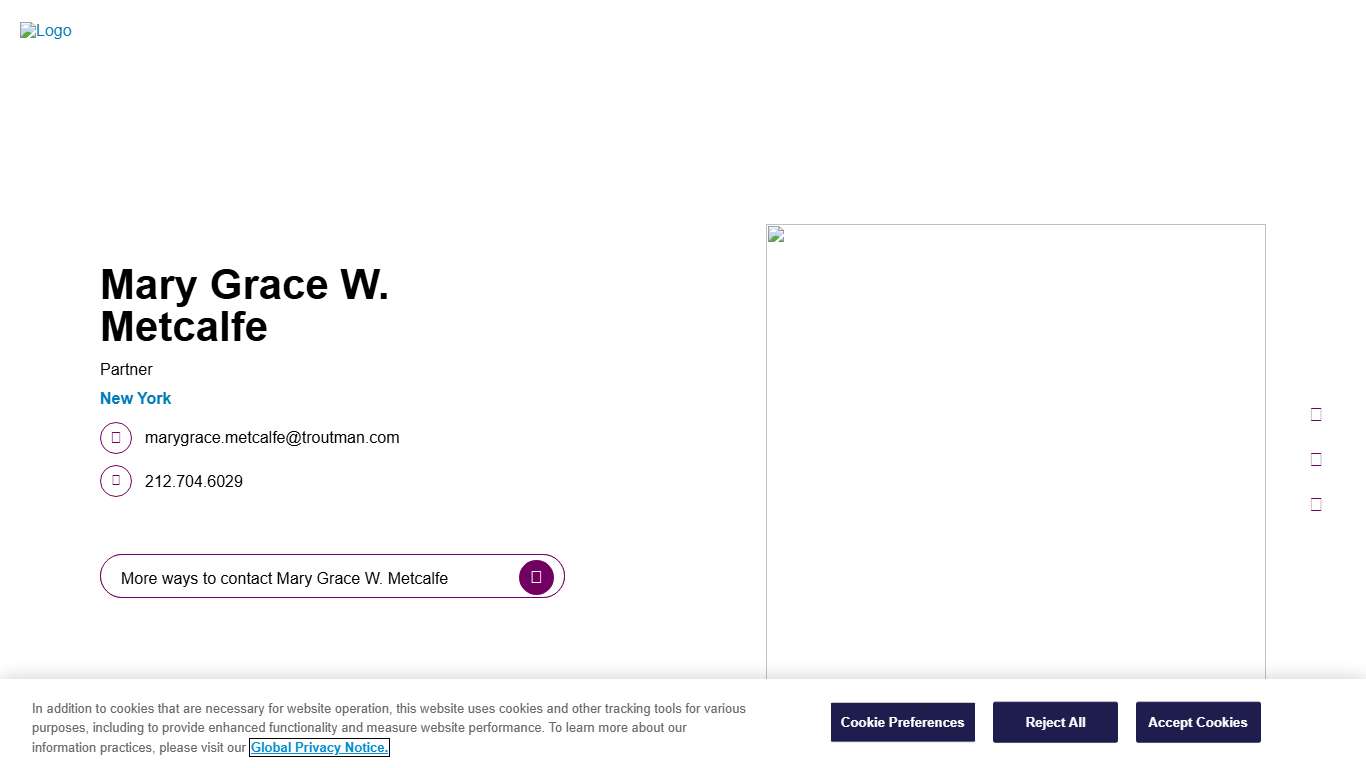 Mary Grace W. Metcalfe - Troutman Pepper Locke